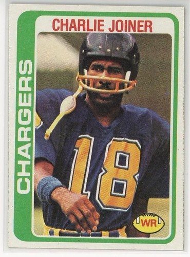 1978 topps 338 charlie joiner - topps, #338